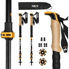 Nils TK8605 – izturīgas 7075 alumīnija pārgājienu nūjas