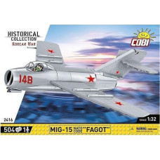 Cobi COBI 2416 Historical Collection Korean War Wojna w Korei Samolot myśliwski MIG-15 NATO CODE 
