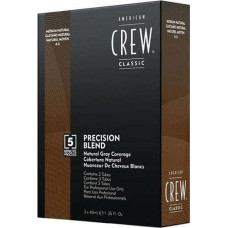 American Crew Set Trio, American Crew, Precision Blend, Semi-Permanent Hair Dye, 4-5 Natural Grey, 3 pcs, 40 ml Unisex