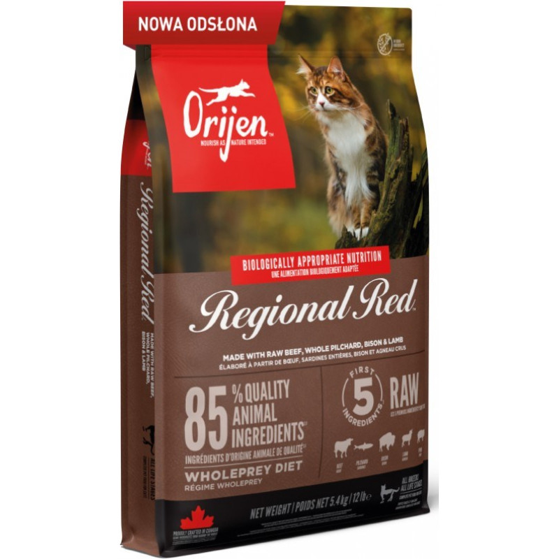 Orijen Regional Red Cat - dry cat food - 5,4kg