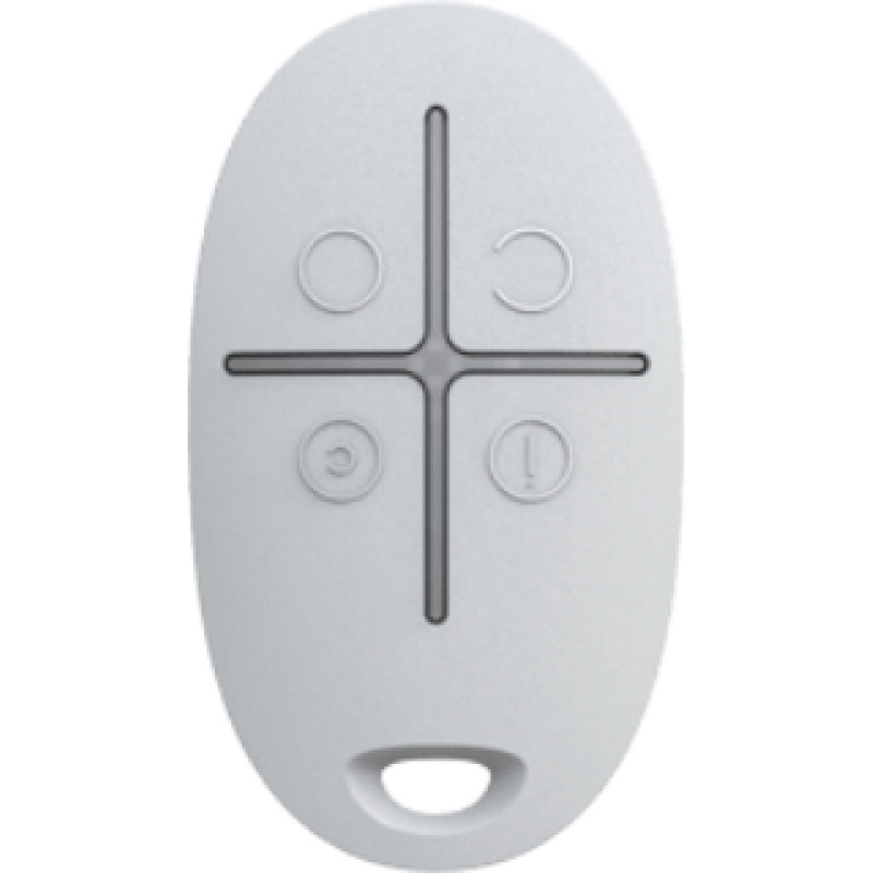 Ajax SpaceControl Key fob with a panic button (white)