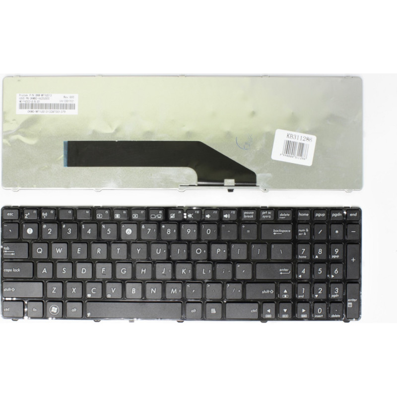 Asus Keyboard ASUS: K50, K50A, K50I, K62, K62F, K62J, K70, K70A, K70I, K72, K72F, K72J