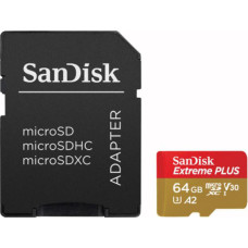 Sandisk Extreme PLUS microSDXC 64GB Atmiņas karte