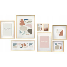 Giftdecor Ramka Giftdecor Ramki na zdjęcia na ścianę MURAL, 8 ramek różnej wielkości