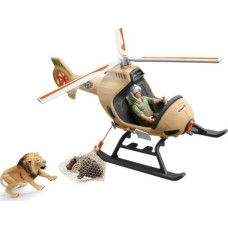 Schleich Figurka Schleich Schleich Wild Life Helicopter animal rescue, play figure