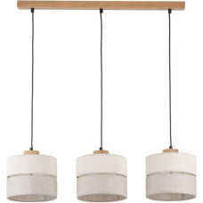 Tkkrywult Tk Lighting Eco 5771 lampa wisząca zwis 3x15W E27 czarna/drewniana