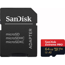 Sandisk MicroSDXC Extreme Pro 64GB - SDSQXCU-064G-GN6MA