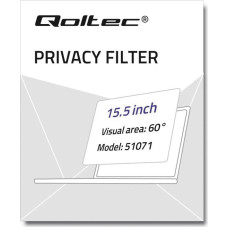 Qoltec Filtr Qoltec Filtr prywatyzujący RODO do MacBook Pro TouchBar (2016-2018) | 15,5''