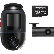 70Mai Omni X800 4K set Czarna + karta 70mai SD 256GB