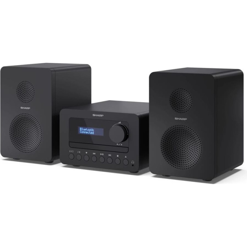 Sharp TOKYO FM Hi-Fi Micro System | XL-B514(BK) | AUX in | Bluetooth | CD player | FM radio