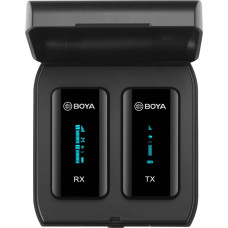 Boya Microphone Wireless System Kit, 2.4GHz, Ultra-compact, Vlog, YouTube, live streaming, interview, recording Black EU