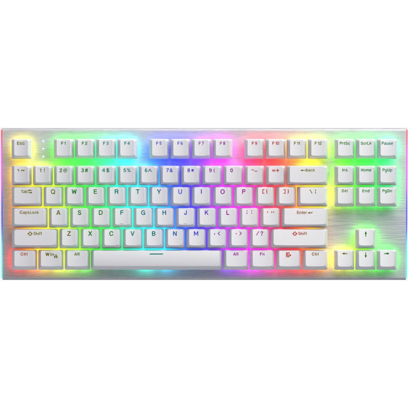 Hator Klawiatura HATOR Gravity X TKL RGB Aurum Orange Biała