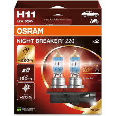 Osram Żarówka (Zestaw 2szt.) H11 12V PGJ 19-2 NIGHT BREAKER 220, biała 3700K