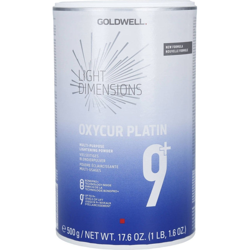Goldwell GOLDWELL Oxycur Platin bezpyłowy rozjaśniacz do 9+ tonów 500g