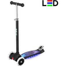 Nils Fun Hulajnoga dziecięca podświetlana led Nils Fun HLB1310 czarna