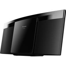 Panasonic SC-HC212, Home audio micro system, Black, 1 discs, 20 W, 1-way, 8 cm
