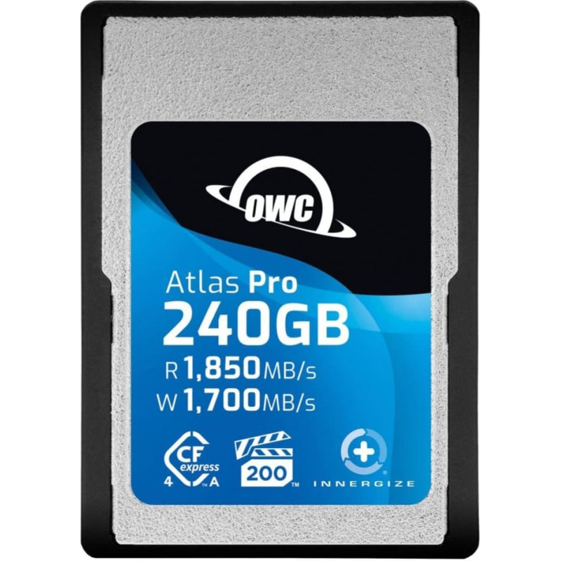 OWC 240GB Atlas Pro CFexpress Type A Cards - VPG 200, CFX A to B Adapter Included