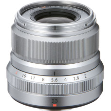 Fujifilm Fujinon XF 23mm f/2.0 R WR objektīvs, sudrabots