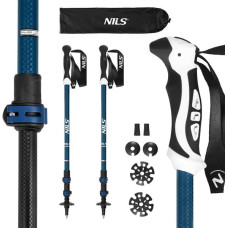 Nils TK8601 – masīdi 6061 alumīnija pārgājienu nūjas Zilas