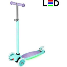 Nils Fun Hulajnoga dziecięca podświetlana led Nils Fun HLB1310 fioletowa