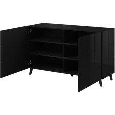 Cama Meble Cama sideboard 2D REJA black gloss/black gloss