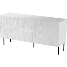 Cama Meble JUNGLE chest 152x40.5x74.5 white matt + black legs