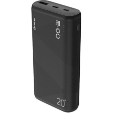 Tracer TRABAT47094 Powerbank External battery 20000 mAh 1x USB-C PD 20W 1x USB QC 3.0 Black