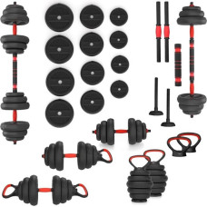 HMS 6IN1 HMS SGN120 WEIGHT SET (BARBELL, DUMBBELL AND KETTLEBELL) 20KG