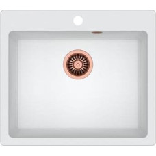 Quadron Zlewozmywak Quadron MORGAN 110 GraniteQ miedziany / biały metalik