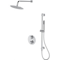 Cersanit Zestaw prysznicowy Cersanit SET B552 zestaw podtynkowy, ZEN chrom, z baterią termostatyczną wannowo-natryskową, z boksem (S952-032)