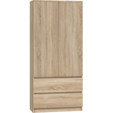 Topeshop SZAFA MALWA SS-90 - DĄB SONOMA (SZAFA MALWA SON KPL)