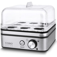 Caso E9 egg cooker 8 egg(s) 400 W Stainless steel, Transparent