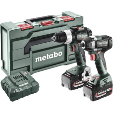 Metabo Zestaw elektronarzędzi Metabo METABO.ZESTAW COMBO 18V 2.9.3 (BS 18 LT BL + SSW 18 LT 300 BL) 2x5,2Ah METABOX