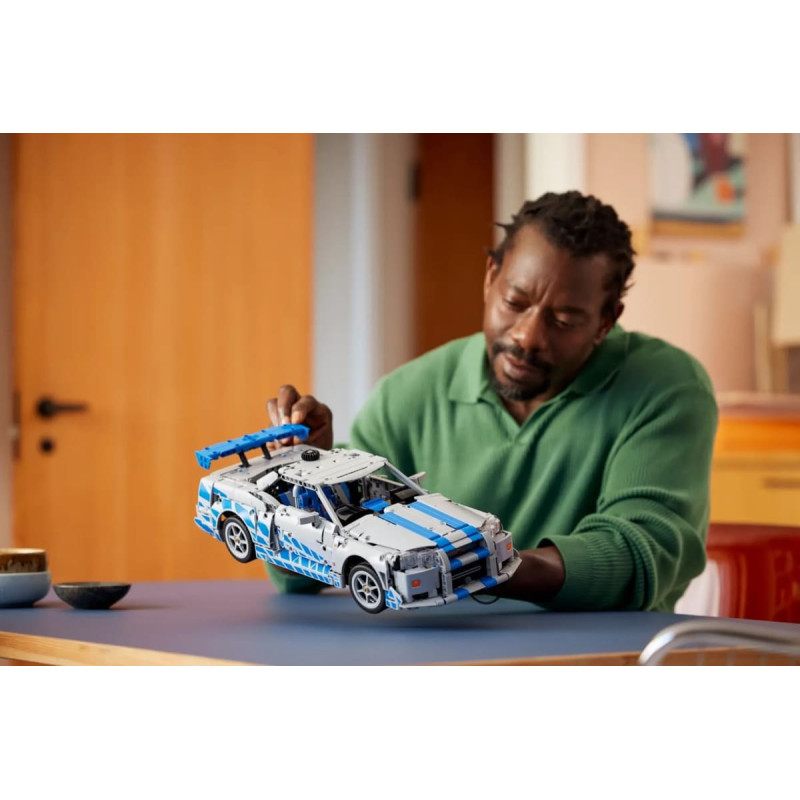 Lego Klocki Technic 42210 Samochód Nissan Skyline GT-R (R34) z filmu Za szybcy, za wściekli