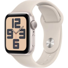Apple Smartwatch Apple Watch SE GPS 40mm Starlight Alu Sport S/M Beżowy  (MXEF3QF/A)