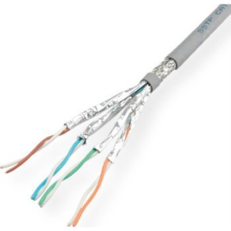 Value Kabel VALUE S/FTP (PIMF) kat. 6 (klasa E), pełny, Eca, szary, 300 m