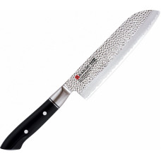 Kasumi KASUMI Nóż Santoku kuty VG10 HM dł. 18 cm młotkowany uniwersalny