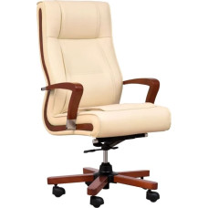 Bemondi AMBASSADOR cream leather armchair