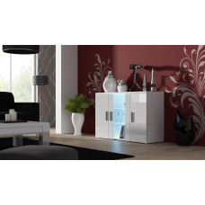 Cama Meble Cama sideboard 120 cm SOHO S7 white/white gloss