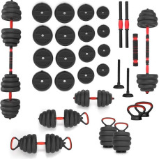 HMS 6IN1 WEIGHT SET HMS SGN140 (BARBELL, DUMBBELL AND KETTLEBELL) 40KG