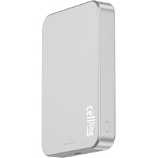 Beline Mini Powerbank Cellline MagSafe 10000mAh Qi2 15W CL-MBP-03 szary /grey Magnetic wireless mini powerbank