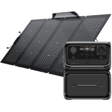 Ecoflow Zestaw: Stacja zasilania EcoFlow River 3 Max Plus panel fotowoltaiczny 220W