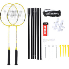 Wish Alumtec badminton racket set 2 rackets + 3 ailerons + net + lines