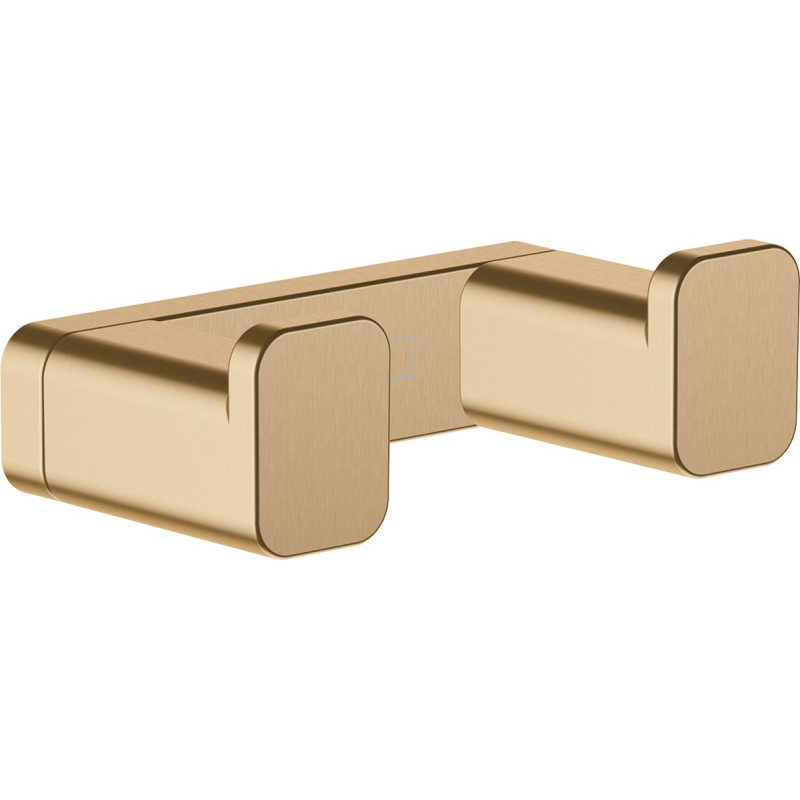 Hansgrohe Dvigubas rankšluosčių kabliukas Hansgrohe AddStoris 41755140, šlifuotos bronzos