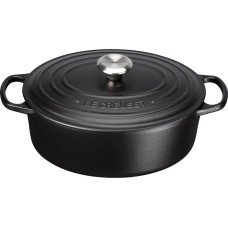 Le Creuset Signature Casserole oval 29 cm black