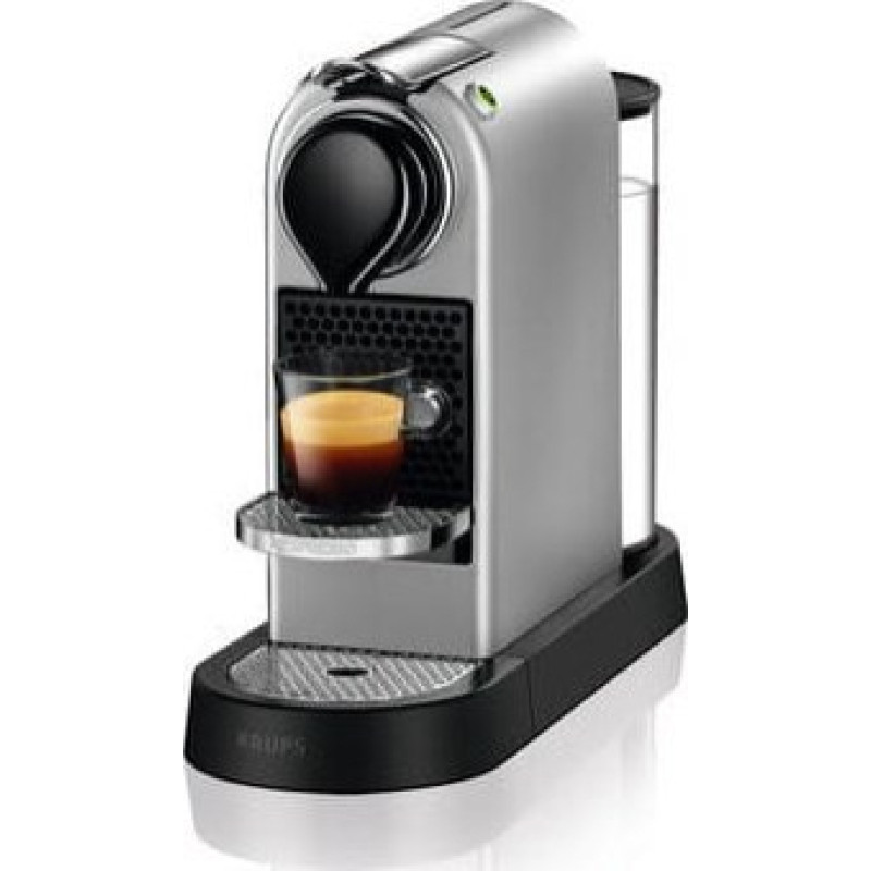 Krups Ekspres na kapsułki Krups Krups Nespresso CitiZ XN741B, capsule machine (silver)