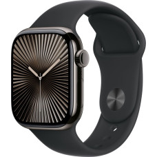 Apple Smartwatch Apple Watch 10 GPS + Cellular 42mm Slate Titanium S/M Czarny (MWXG3QF/A)