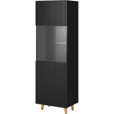 Cama Meble Display cabinet PAFOS 60x40x182 mat black