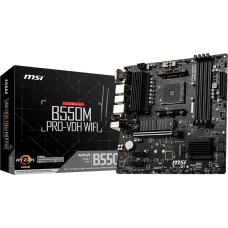 MSI B550M PRO-VDH WIFI motherboard AMD B550 Socket AM4 micro ATX