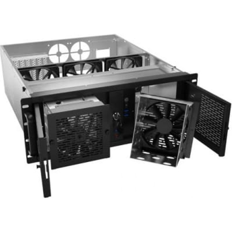 Lanberg Server case ATX 520/12 19 inches/4U